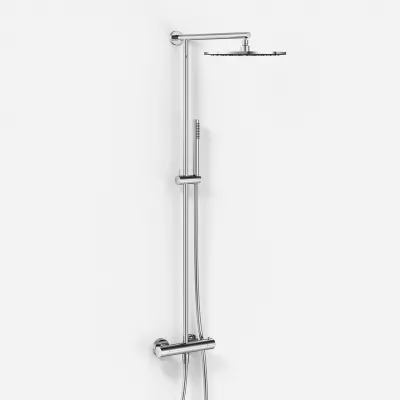 Semplice SRL10 S03 - Thermostat-Set, Rain DeLuxe RHB30, Ø30 cm, Chrom