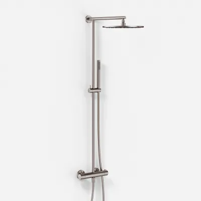 Semplice SRL10 S03 - Thermostatset, Rain DeLuxe RHB30, Ø30 cm, PVD gebürsteter Stahl