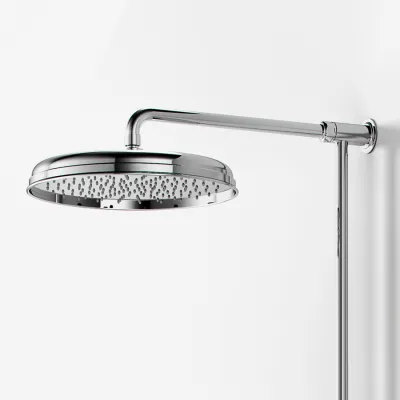 Hassel&Teudt HBT900 S02 - SmartTerm Duschstangen-Set mit Ø31 cm. Rain DeLuxe mit EasyClean, Chrom