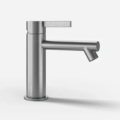 ArkiLife AVAO AA401 - Waschtischarmatur, gebürsteter Edelstahl