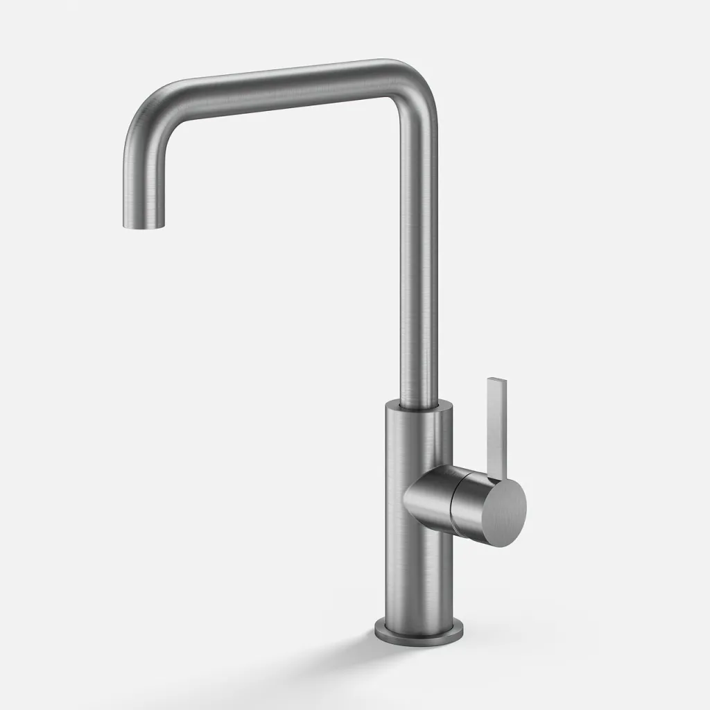 ArkiLife AVAO AAKV101 - Küche mit Elektroherd. Breite 22 cm. U-Auslauf, gebürsteter Edelstahl