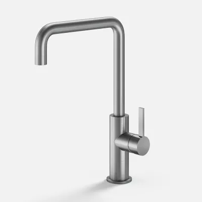 ArkiLife AVAO AAKV101 - Küche mit Elektroherd. Breite 22 cm. U-Auslauf, gebürsteter Edelstahl