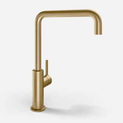 ArkiLife AVAO AAKV101 - Küche mit Elektroherd. mit 22 cm U-Auslauf, PVD Brushed Brass
