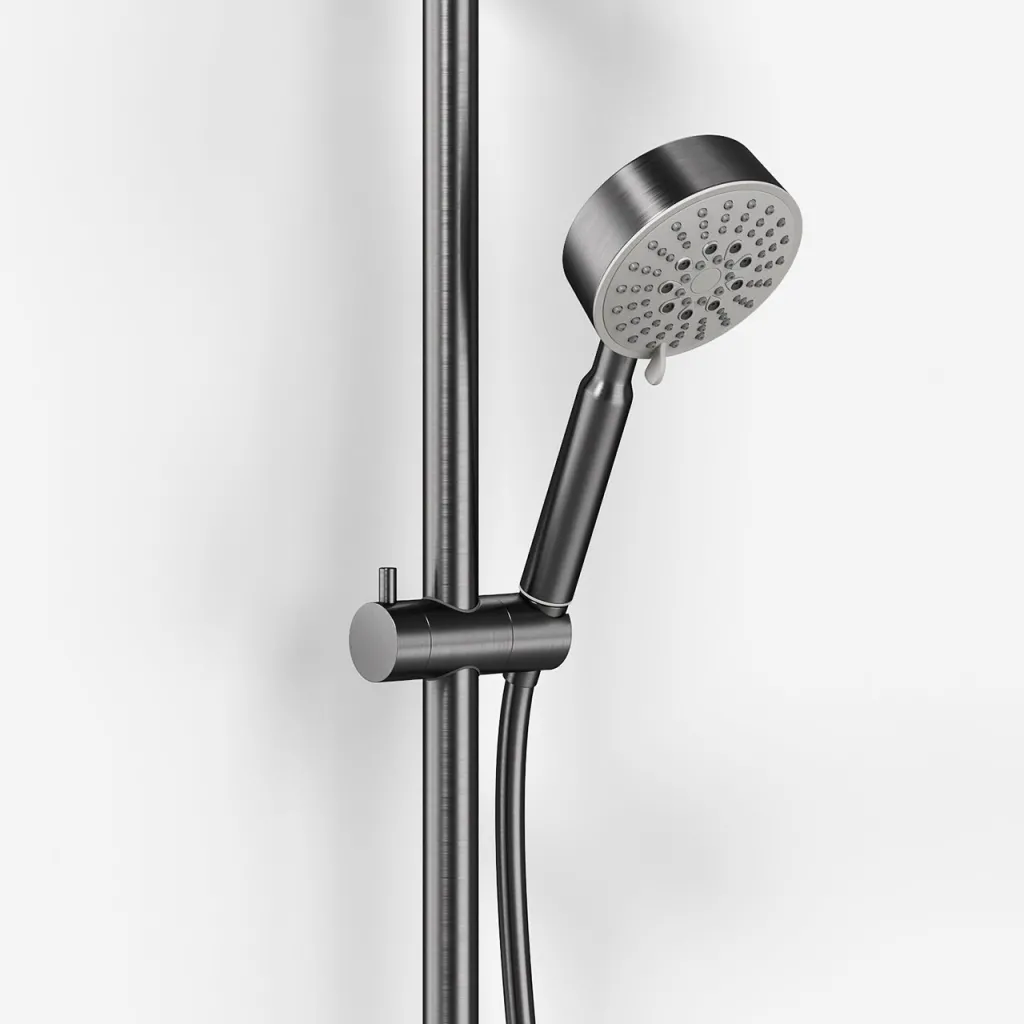 ArkiLife AVAO AABT900 - Thermostatset Ø30 Wellness Rain, PVD gebürstetes Gunmetal