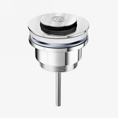 Hassel&Teudt HBV01 - Universelles Push-Open-Bodenventil, Chrom