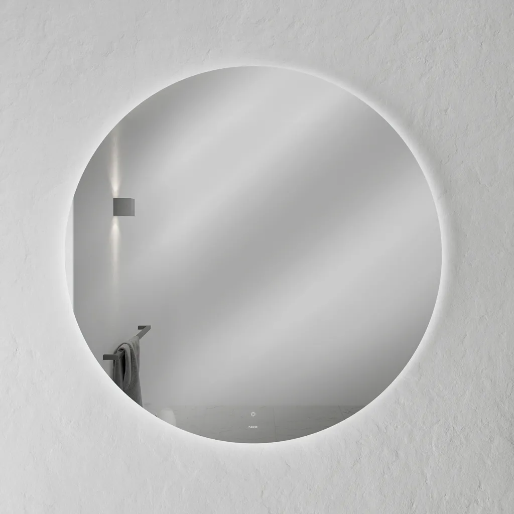 Pulcher Coco Backlight PM3-090 - Ø90 cm. Spiegel mit LED-Hintergrundbeleuchtung und Antibeschlag