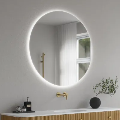 Pulcher Coco Backlight PM3-100 - Ø100 cm. Spiegel mit LED-Hintergrundbeleuchtung und Antibeschlag