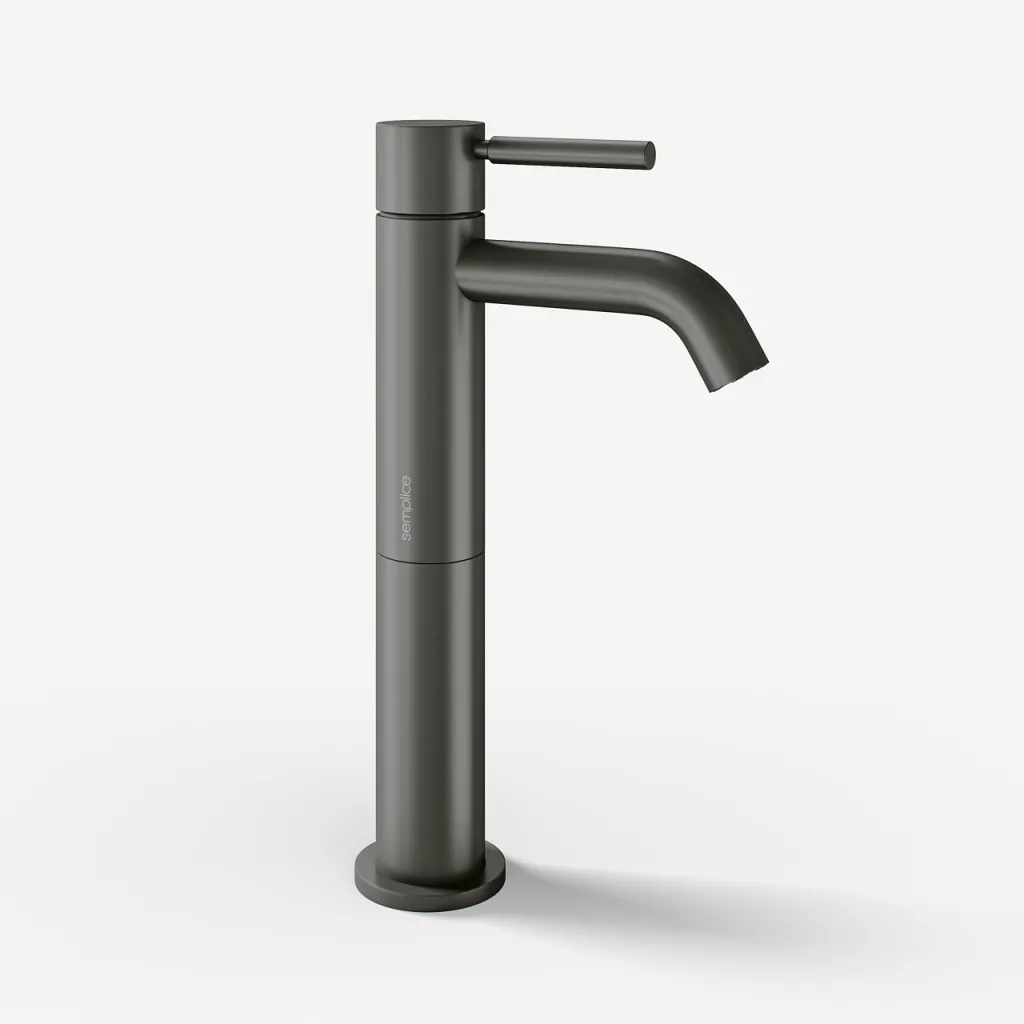 Semplice SHV401 S01 - 1-Hebel-Waschtischmischer, PVD Matt Gun Metal