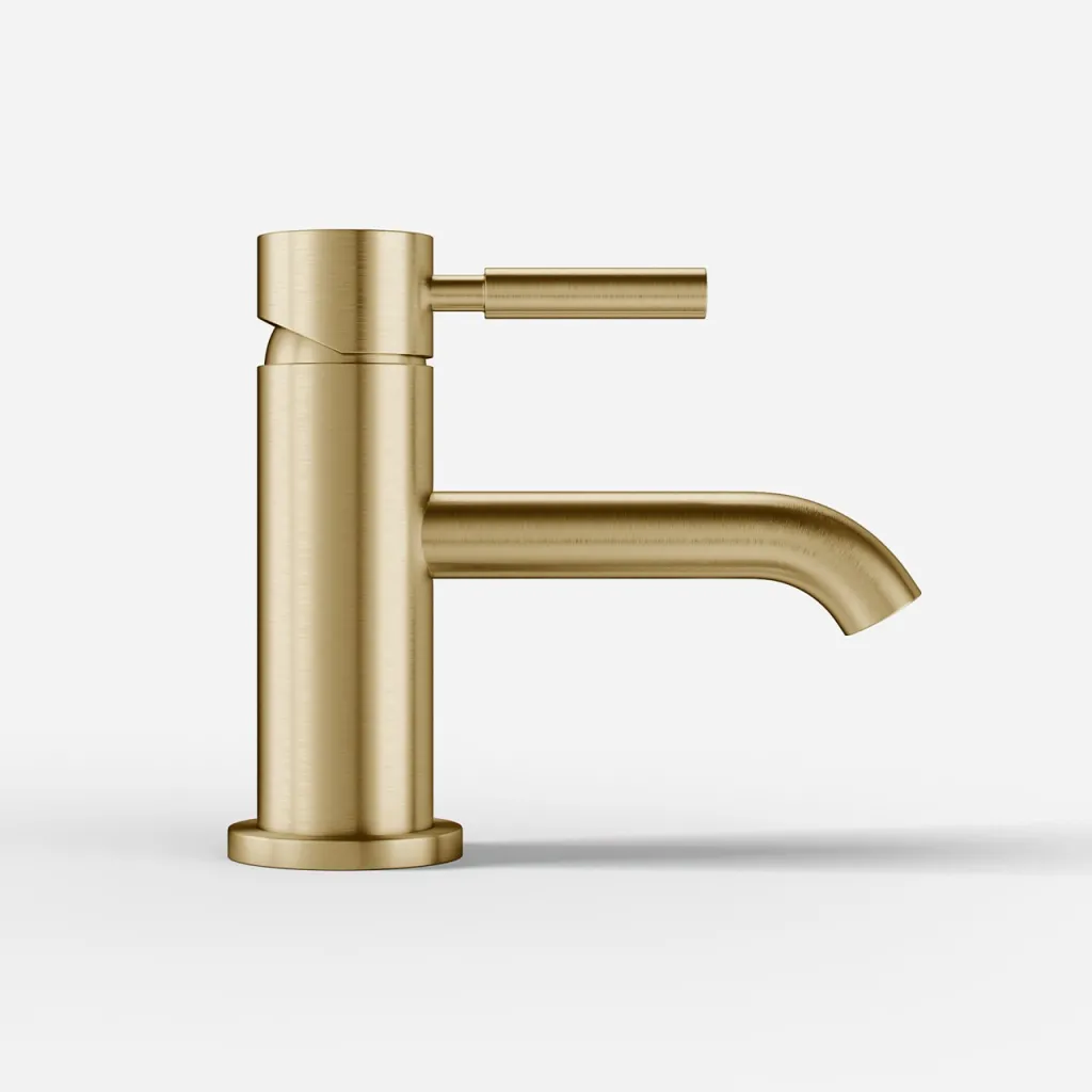 Semplice SHV101 - Einhebel-Waschtischmischer, PVD Brushed Brass