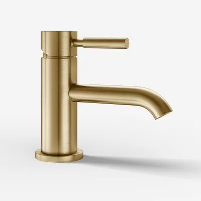 Semplice SHV101 - Einhebel-Waschtischmischer, PVD Brushed Brass