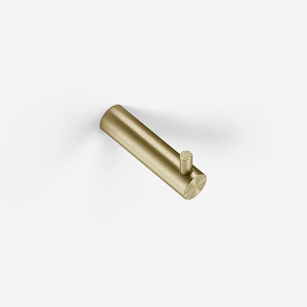 Semplice PS18 - Haken, PVD-gebürstetes Messing