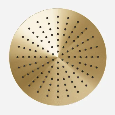 Semplice RHB30 - Duschkopf, PVD-gebürstetes Messing