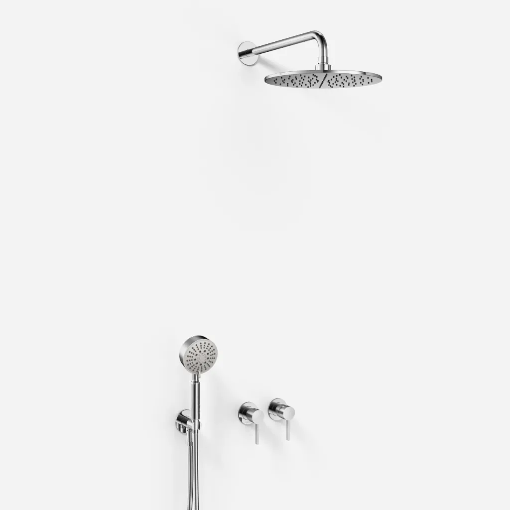 ArkiLife AVAO AA801 S01 - Ø30 cm. Wellness Rain mit EasyClean, Chrom
