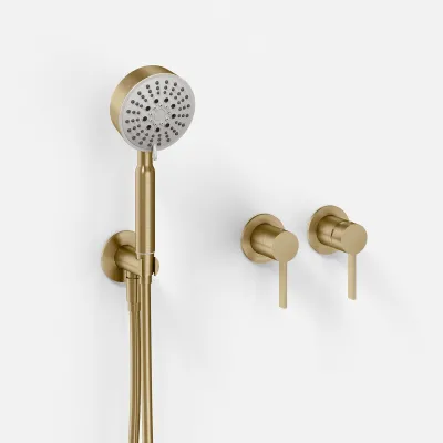 ArkiLife AVAO AA801 S01 - Ø30 Wellness Rain mit EasyClean, PVD gebürstetes Messing
