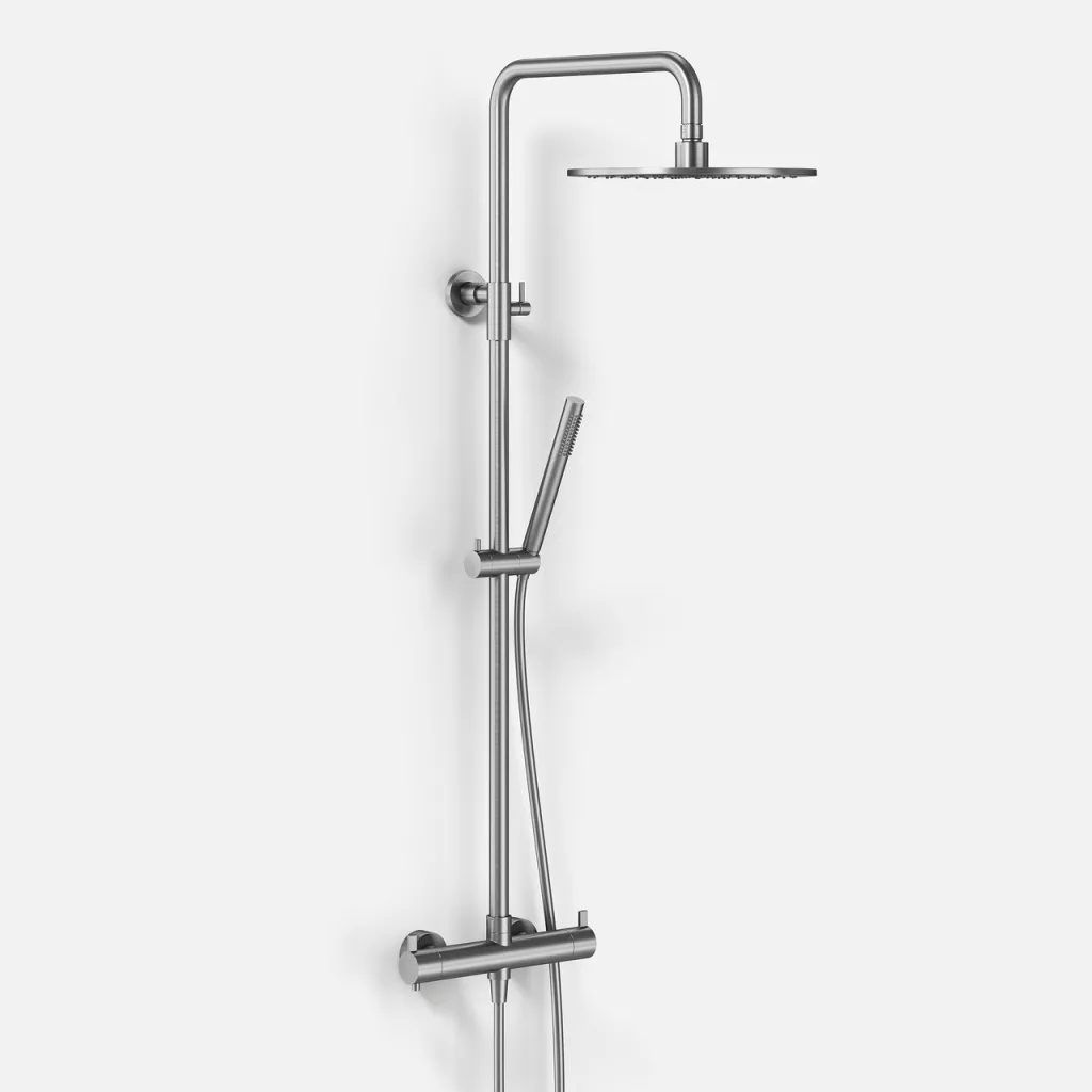 ArkiLife AVAO AABT900 S02 - Thermostatset Ø30 Wellness Rain, gebürsteter Edelstahl