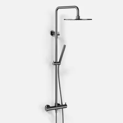 ArkiLife AVAO AABT900 S02 - Thermostat-Set Ø30 Wellness Rain, PVD Brushed Gun Metal