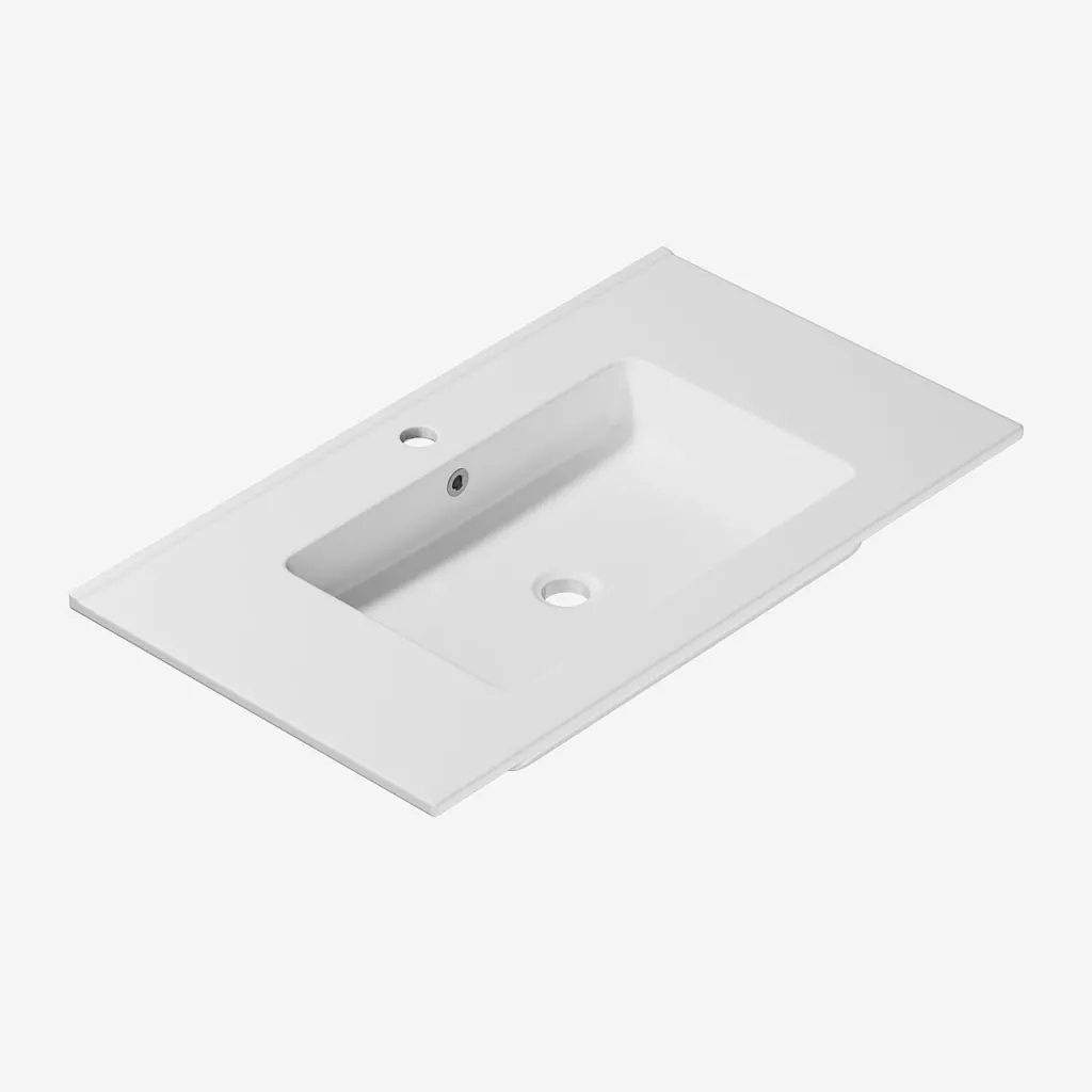ArkiLife Ceramo® AC8046 - Weiß, Hahnloch Ø35 mm
