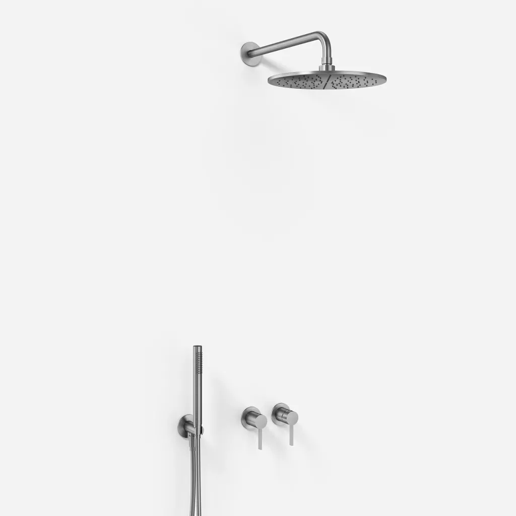 ArkiLife AVAO AA801 S02 - Ø30 Wellness Rain mit EasyClean, Stick, gebürsteter Edelstahl