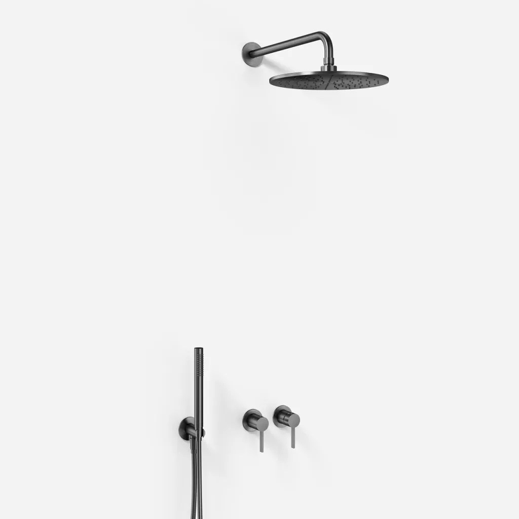 ArkiLife AVAO AA801 S02 - Ø30 Wellness Rain mit EasyClean, Stick, PVD Brushed Gun Metal