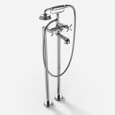 Hassel&Teudt HBK702 - Freistehende Wannenarmatur, Chrom