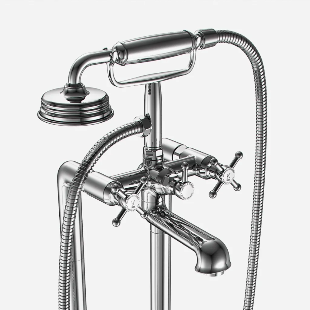 Hassel&Teudt HBK702 - Freistehende Wannenarmatur, Chrom