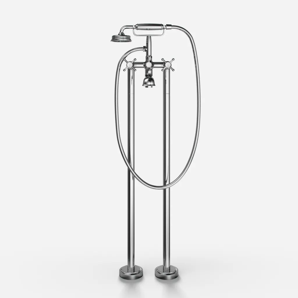 Hassel&Teudt HBK702 - Freistehende Wannenarmatur, Chrom