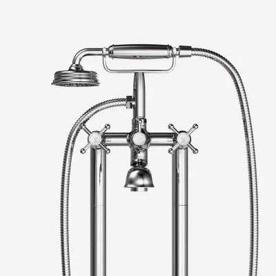 Hassel&Teudt HBK702 - Freistehende Wannenarmatur, Chrom