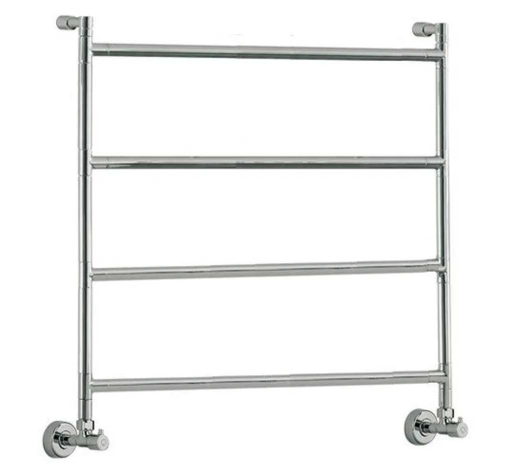 Vetro Nostromo 482/4 - 80x80, Handtuchhalter auf Wasserbasis, Mattschwarz