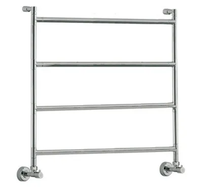 Vetro Nostromo 482/4 - 80x80, Handtuchhalter auf Wasserbasis, Mattschwarz