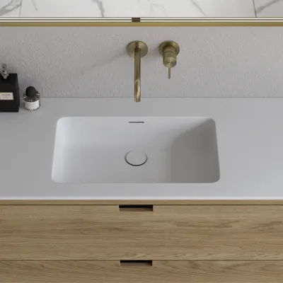 CPH Tapwork Soho 160L - MKII, Schrankfronten mit Fingerzapfung in Eiche Natur inklusive Mathvid SolidTec® Spüle