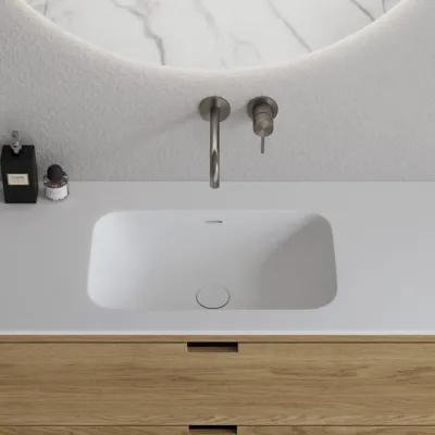 CPH Tapwork Soft 180L - MKII, mit Fingerklopfen bearbeitete Schränke aus natürlicher Eiche, einschließlich Mathvid SolidTec®-Spüle