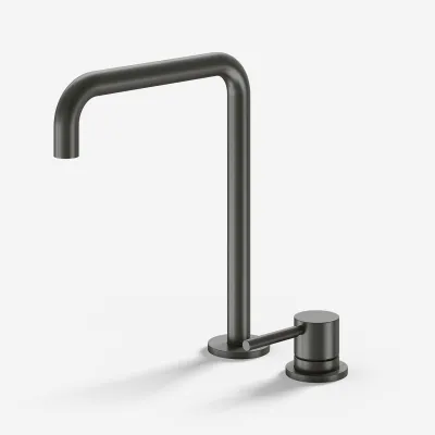 Semplice SHV405 S04 - Küchenarmatur mit Schwenkauslauf, PVD Matt Gun Metal