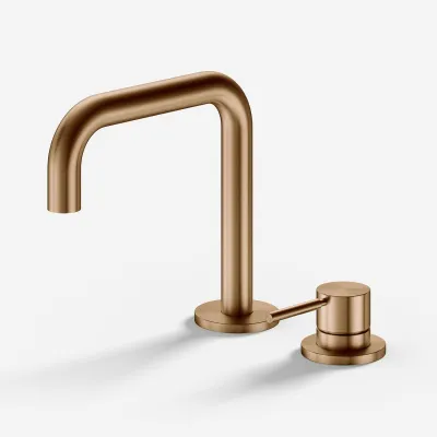 Semplice SHV505 S02 - Waschtischmischer mit festem Auslauf, PVD Brushed Copper