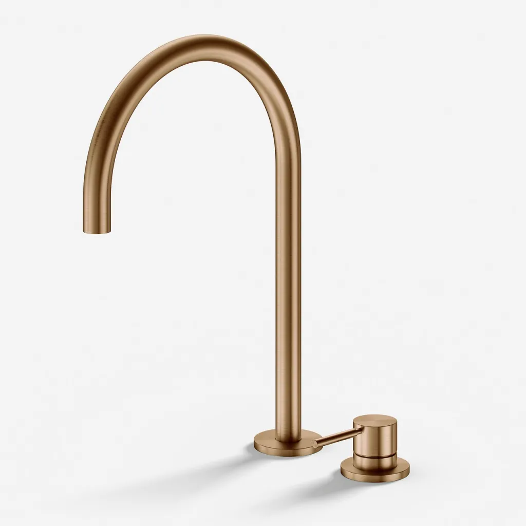 Semplice SHV505 S03 - Küchenarmatur mit Schwenkauslauf, PVD Brushed Copper