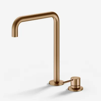 Semplice SHV505 S04 - Küchenarmatur mit Schwenkauslauf, PVD Brushed Copper