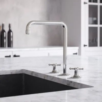 Hassel&Teudt HHV605 S06 - Küchenarmatur mit schwenkbarem Auslauf, Chrom