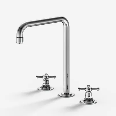 Hassel&Teudt HHV605 S06 - Küchenarmatur mit schwenkbarem Auslauf, Chrom