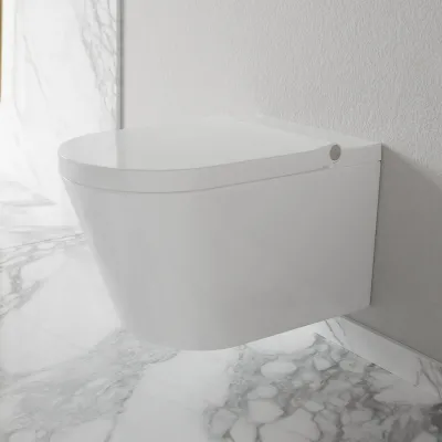 Aqualux PAX2-S Duschtoilet - LuxDusch Bidetfunktion & Soft-Close-Sitz mit Heizung, Vortex-Spülung, Weiß