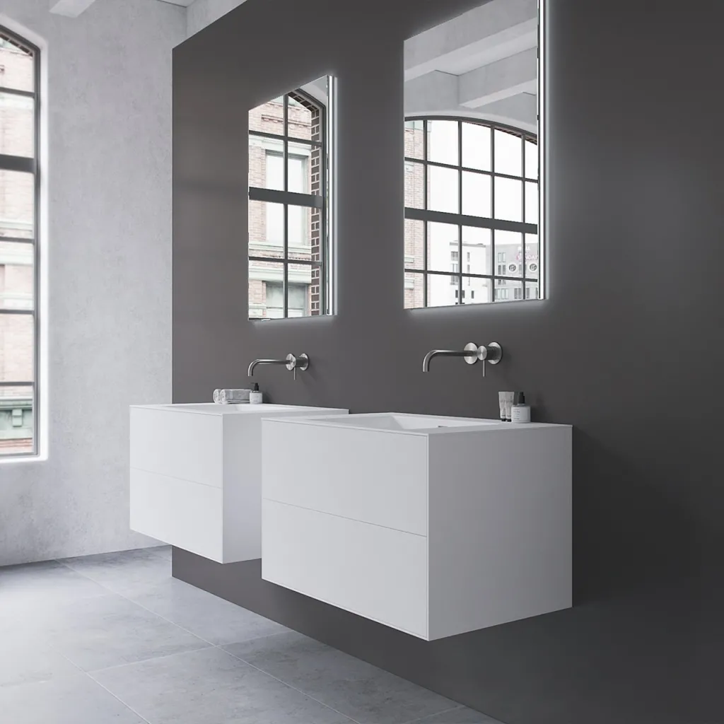 Copenhagen Chic 80 - MKII Badezimmermöbel, Corian®, Mathvid