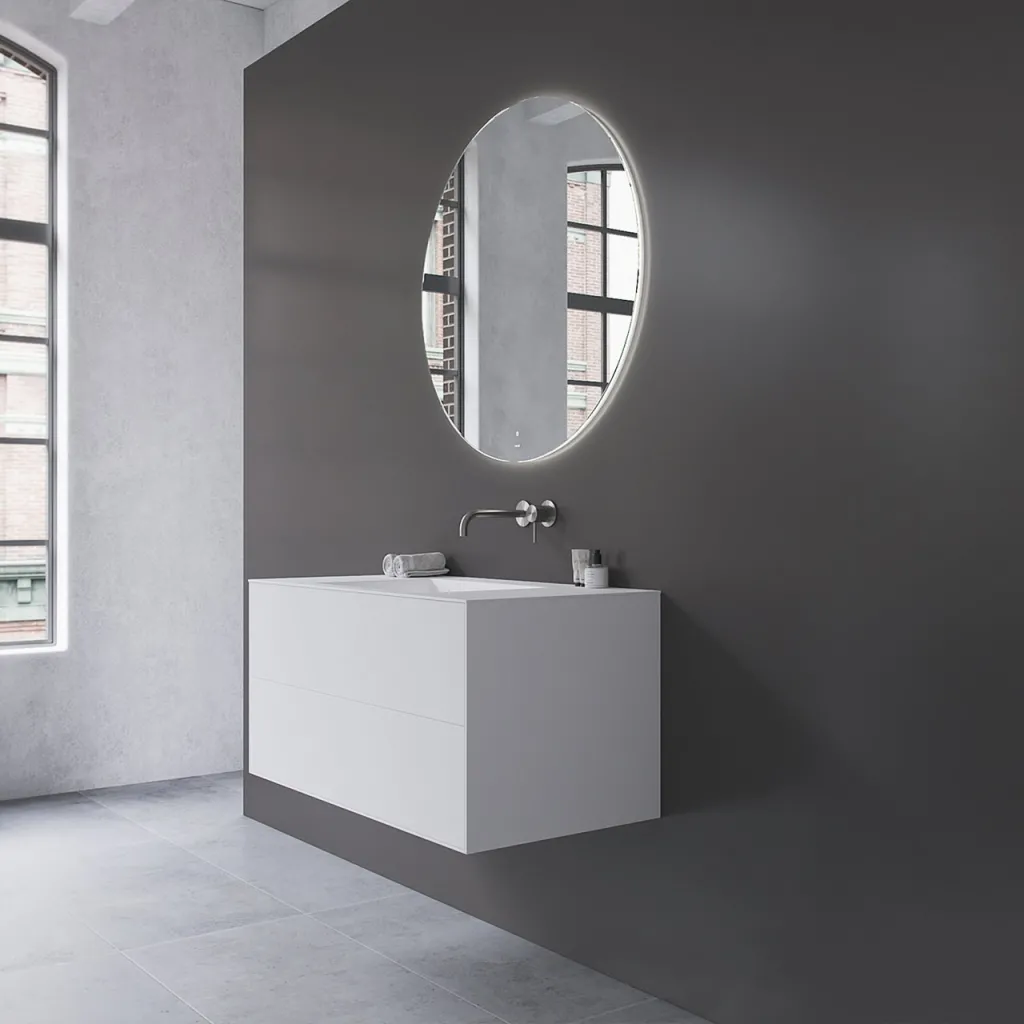 Copenhagen Chic 100 - MKII – Badezimmermöbel, Corian®, Mathvid