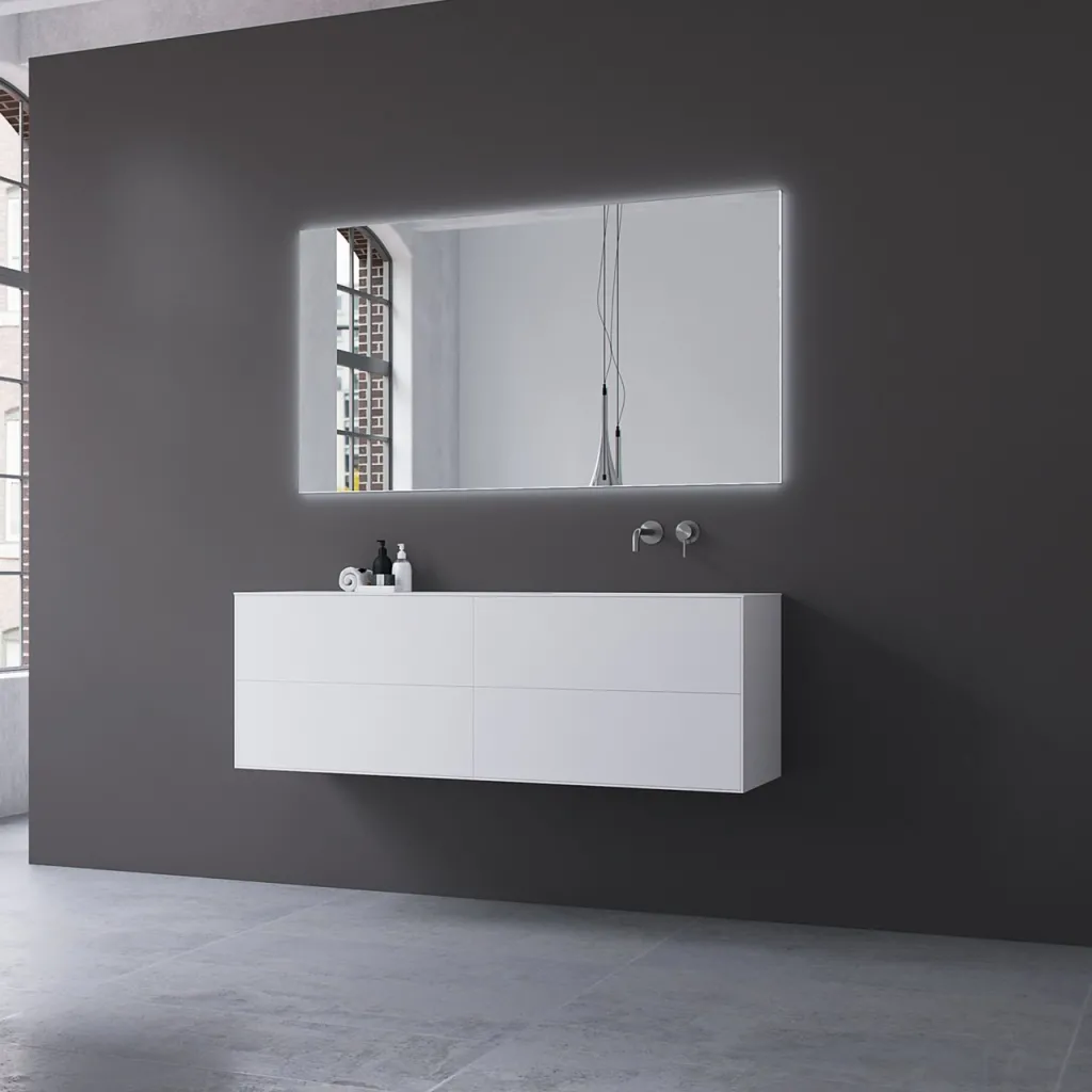 Copenhagen Chic 140R - MKII – Badezimmermöbel, Corian®, Mathvid