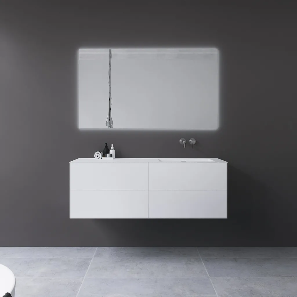 Copenhagen Chic 140R - MKII – Badezimmermöbel, Corian®, Mathvid