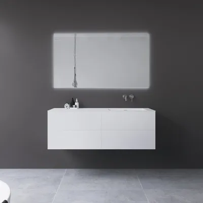 Copenhagen Chic 140R - MKII – Badezimmermöbel, Corian®, Mathvid