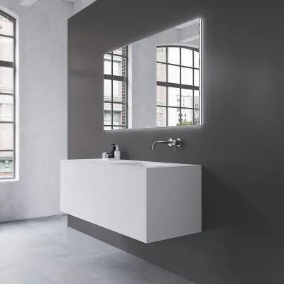 Copenhagen Chic 140R - MKII – Badezimmermöbel, Corian®, Mathvid
