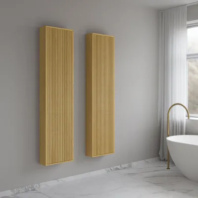Noorwork NHC4117 - 40x16x170 cm High cabinet, Light Oak