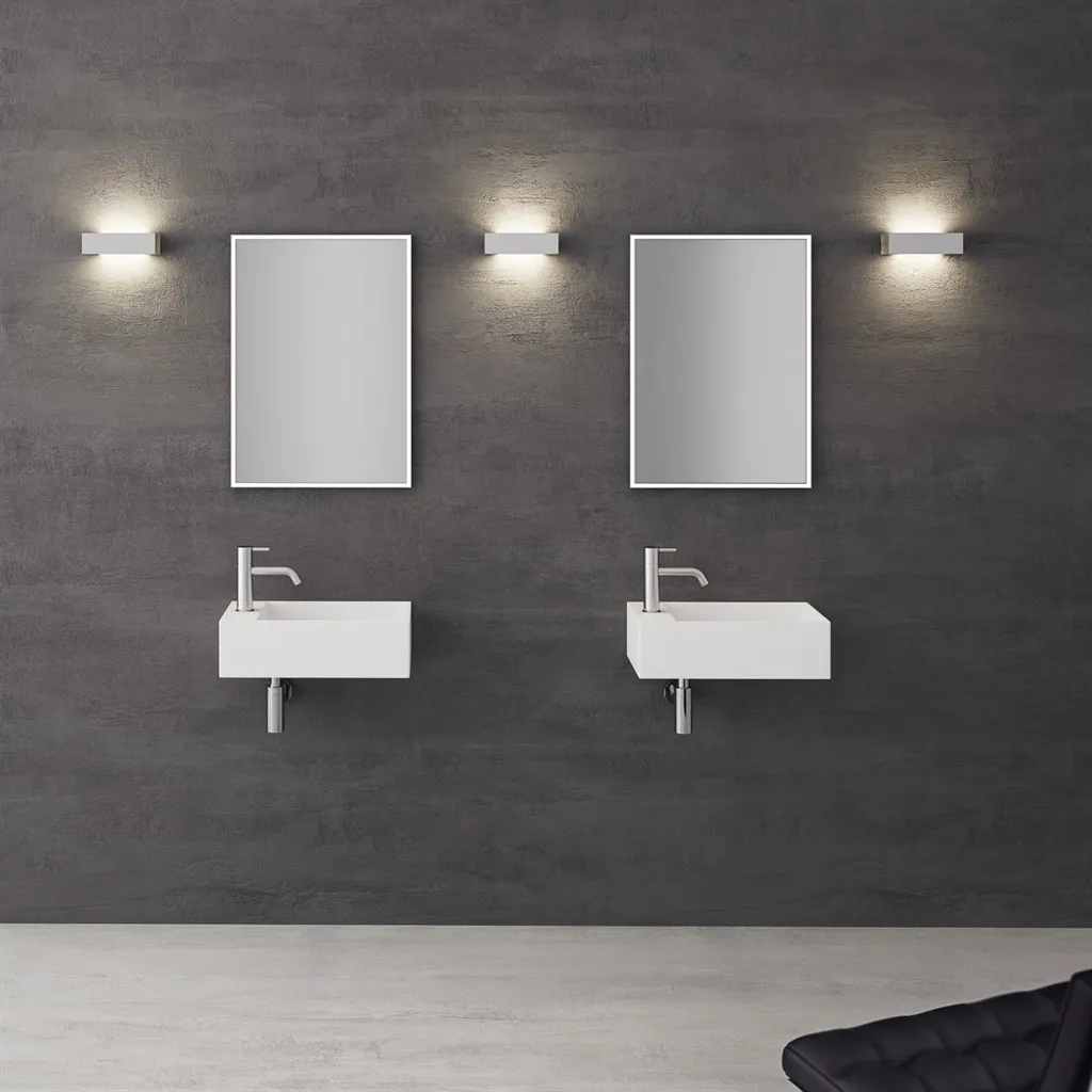 Kubo 50SR - 50x30, Spülbecken rechts, Mathvid SolidTec®