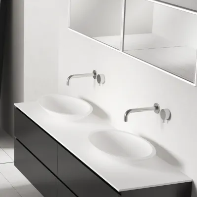 Shape 60 - 60x35 Waschbecken, Mattweiß SolidTec®