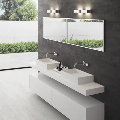 Plano 60 - 60x35 Waschbecken, Mattweiß SolidTec®