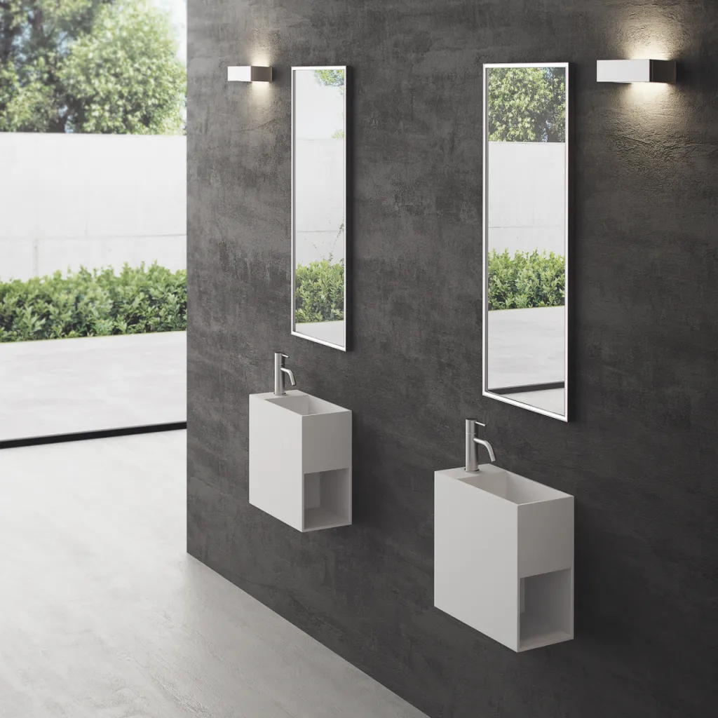 Block 40R - 40x20 Spüle rechts, Mathvid SolidTec®