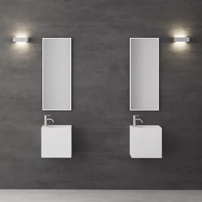 Block 40R - 40x20 Spüle rechts, Mathvid SolidTec®